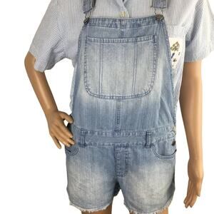 Rubbish Women's Over-All Bib Shorts Size M